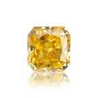 0.42 Carat Loose Orange Diamond Radiant SI1 GIA Certified Rare Fancy Jewelry