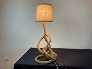 Rope table lamp by Adrien Audoux and Frida Minet