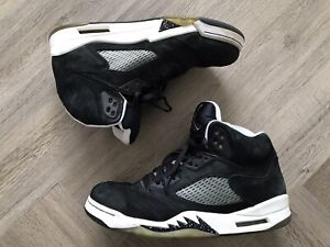 Nike Air Jordan 5 Oreo 2013 size 10.5 136027-035 OG V Moonlight Retro