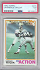 1982 Topps Football Giants Lawrence Taylor RC In Action Card #435 PSA 7 (5633)