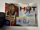 New Listing2020-21 NBA Hoops Hot Signatures Rookies Auto RC #HR-AED ANTHONY EDWARDS