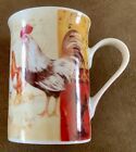Masterpiece Collection Rooster and Chickens Coffee Cup Mug 8 ounce