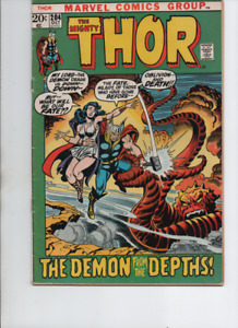 Thor #204(MARVEL 1972)THOR EXILED/MEPHISTO-FN-