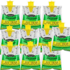 10 pack Outdoor Fly Traps Bundle - Disposable, Hanging Outdoor 