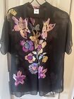 CAbi Women’s Banquet Floral Blouse Style #3332 Size Small Limited Edition