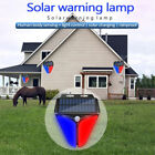 Solar Alarm Light Strobe Lamp Wireless Motion Sensor Detector Outdoor 100db USA