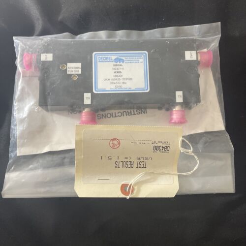 Decibel Products 2 Channel UHF 450 MHz HYBRID Transmitter COMBINER New, sealed!
