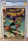 Amazing Spider-Man #39 CGC 7.0 OW-W 1966 Green Goblin Revealed John Romita Cover