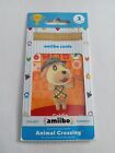 Animal Crossing Amiibo Cards 2021 3 Pack (Goldie, Stitches, Rosie)