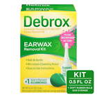 Debrox Earwax Removal Kit, Includes Drops and Ear Syringe Bulb, 0.5 Oz.,