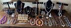 Huge Lot Wearable Vintage Jewelry Necklace Bracelet Designer Signed Rings Brooch