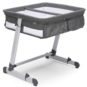 Simmons Kids' By The Bed City Sleeper Bassinet for Twins - Gray