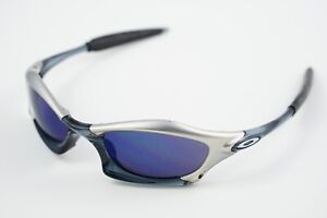 Pre-Owned Oakley Splice FMJ+ - Crystal Black / Ice Iridium Sunglasses