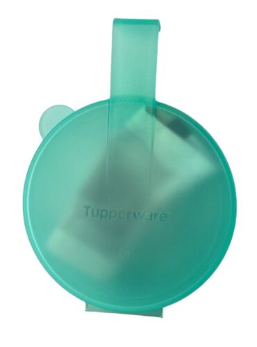 New! Tupperware Forget-me-not Keeper! Teal Colored Onion Tomato Fruit Vegetable