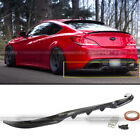 Fit 10-16 2DR Genesis Coupe Sport Style PU Rear Bumper Lip Diffuser Body Kit (For: Hyundai Genesis Coupe)