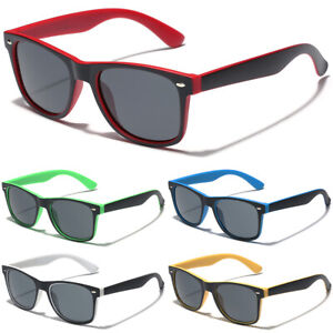 Retro Vintage Horned Rim Square Sunglasses Men Women Fashion Multi-Color Glasses