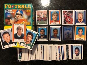 1988 Panini NFL Football Stickers Box Lot U YOU PICK COMPLETE YOUR SET! 2 for $1