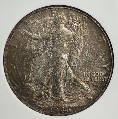 1946 D Denver Mint Walking Liberty Half Dollar 50c NGC MS 64 CAC h404