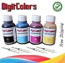 4-color 30ml HP Universal Ink Refill Kit w syringe for ALL HP Printer Cartridges