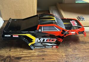 Team Associated Rival MT10 V2 Body (Red/Yellow) [ASC25830]
