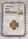 2020 1/10 oz American Gold Eagle Coin MS-69 NGC