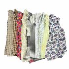 Vintage Women’s Clothing Lot - 10 Piece Lot, Button Ups, DAMAGED, 60s-80s Mixed
