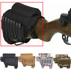 Tactical Butt Stock Rifle Cheek Rest Pouch Pad Ammo Carrier Shell Cartridge Bag
