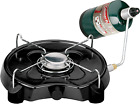 Powerpack Propane Gas Camping Stove, 1-Burner Portable Stove with 7500 Btus for