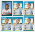 1986-1987 Donruss #38 Fleer #369 Bo Jackson Baseball Rookie Card lot of 6