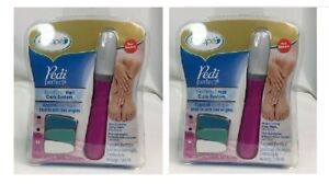 2 PACK Amope Pedi Perfect Electronic Nail File Care Manicure Pedicure Pink