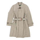 Lord Trench Coat - Large Beige Wool Blend