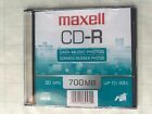 Lot of 3 Maxell Recordable CD Media With Slim Jewel Case  80min 700MB up to 48X