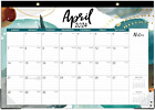 New Listing2024-2025 Desk Calendar - 17 Months Large Desk Calendar from Apr. 2024 - Aug. 20