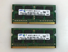 Lot of 2 Samsung 8GB(2X4GB) 2RX8 DDR3-10600S Laptop Memory Ram