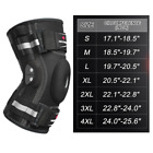 Knee Brace Joint Pain Arthritis Support Sport Gym Hinged Compression XXL 2XL 3XL