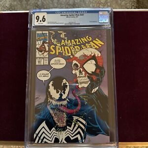 Amazing Spider-Man #347 CGC 9.6 White Pages Venom Marvel Comics 1991