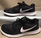 Nike Free RN Women's Sz 7.5 Running Shoes Black White 880840-001