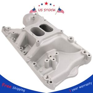 Aluminum Dual Plane Intake Manifold for Ford Small Block Windsor 351W V8 5.8L