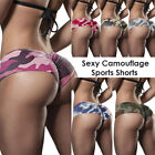 Womens High Waist Yoga Shorts Gym Sports Fitness Booty Push Up Ladies Hot Pants~