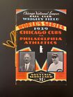1929 World Series Program Chicago Cubs vs Philadelphia A’s Wrigley Field