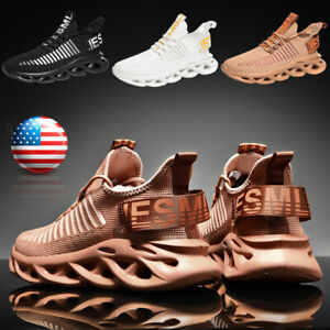 Men's Fashion Running Sneakers Casual Lightweight Wallking Tennis Shoes Size9