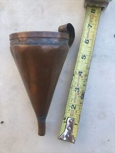 Vintage Copper Funnel. Still Piece? Moonshine?  Would Be Good For Cooking. Small