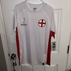 Official FIFA World Cup Qatar 2022 England Football Souvenir Shirt Size XL NEW
