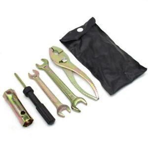 5pcs Aluminum Alloy Motorcycle Repair Tools Kit Accessories With Storage Pocket (For: Indian Roadmaster)