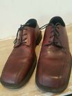Bacco Bucci Mens Size 11 D Brown Leather Dress Shoes Made in Italy