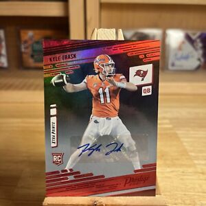New Listing2021 Panini Prestige - Rookies Xtra Points Red #207 Kyle Trask auto