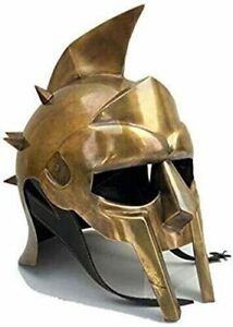 Helmet Gladiator Knight Roman Medieval Armor Greek Maximus Viking Spartan heavy