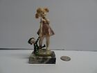 Vintage Fontanini Depose Italy Girl with doll figurine