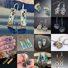 925 Silver Ear Hook Boho Drop Dangle Earrings Women Wedding Jewelry Gift A Pair