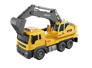 1:16 inertial digger  Kids  Light & Sound Toys Gift Retail Box yellow